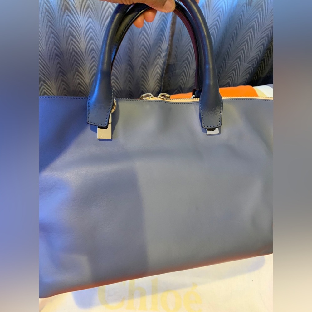 Chloe python & leather tote bag - Picture 3 of 6